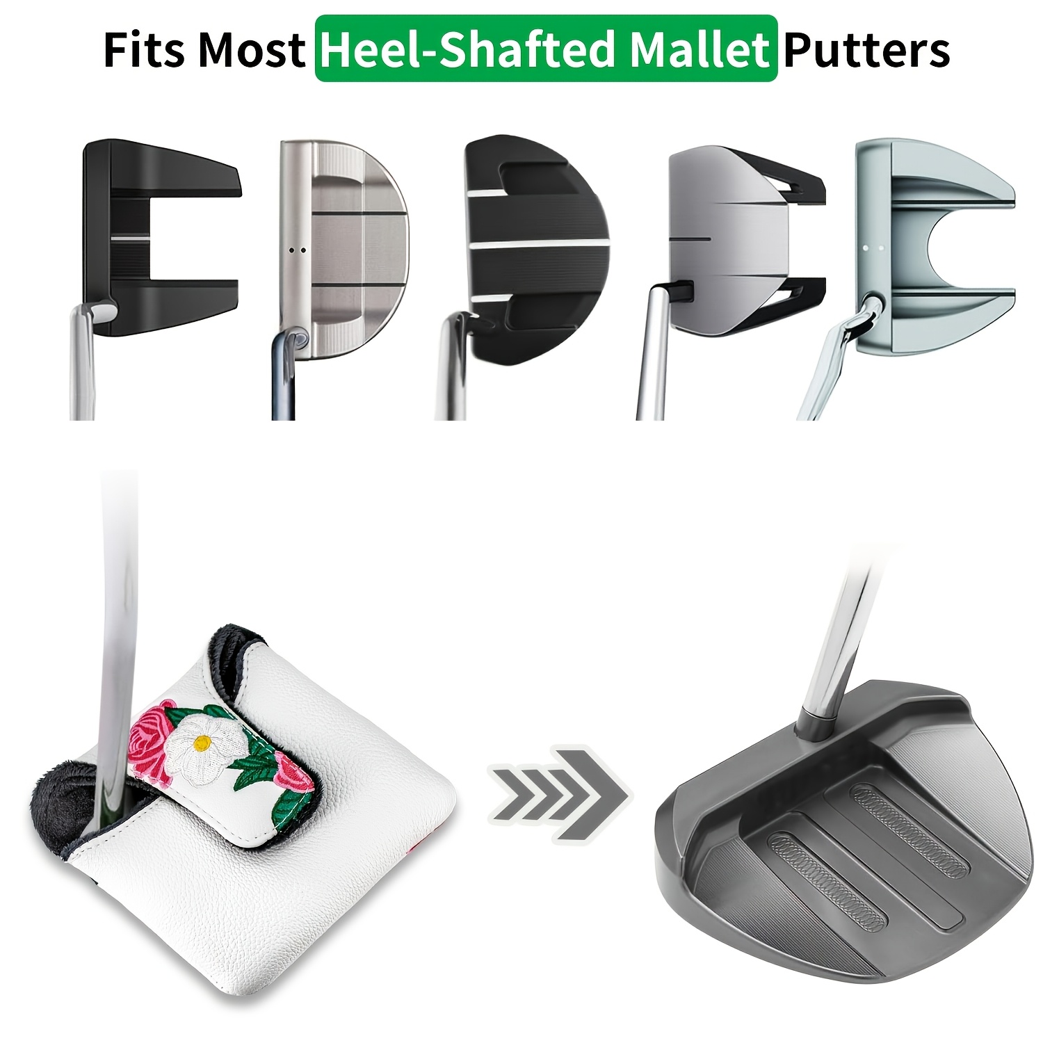1 buah Sarung Putter Golf Magn - Golf Clubs ulasan dan harga